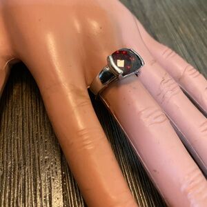 8mm Cushion Cut Bezel-Set Ring Fine Jewelry For Women Gifts For Her